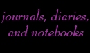 journals, diaries, and notebooks