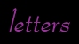 letters