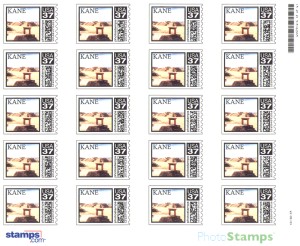 Monte Alban photo stamps