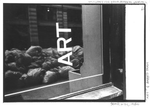 Art and Bagged Trash