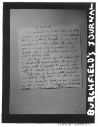 Burchfield's Journal